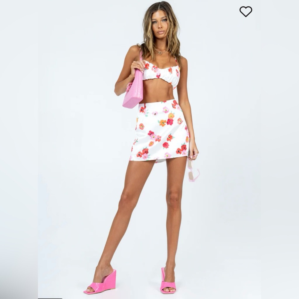 Set from Princess Polly- White and Pink Floral